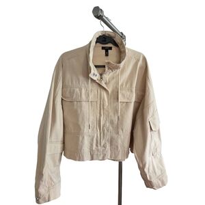 Aqua Light Tan Utility Jacket for Women